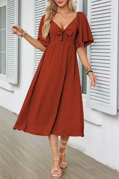 smocked-tie-front-flutter-sleeve-midi-dress OhSoStyled at Sophia's Style-16